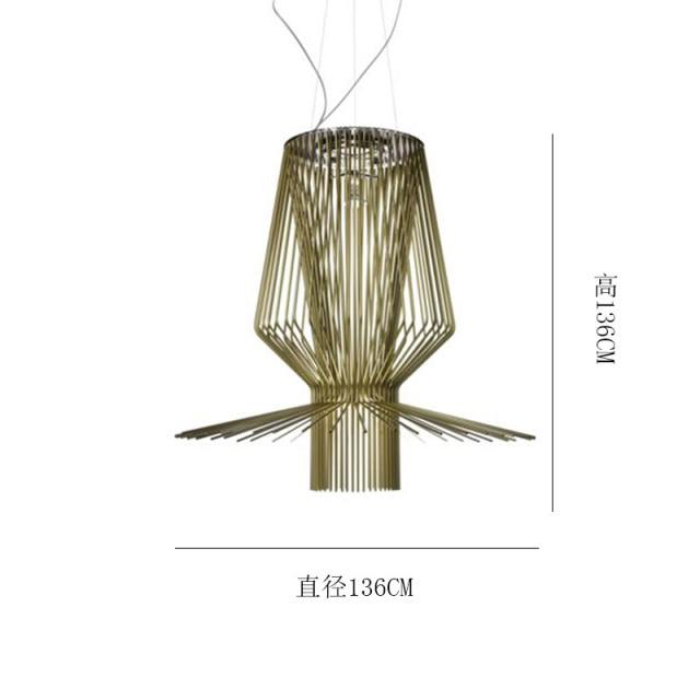 Italian Design Industrial Pendant Light Modern Suspension Luminaire for  Living Room Home Restaurant Decoration