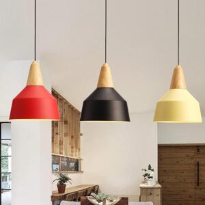 Antique Bule LED Pendant Light Dining Room Lamp Loft Style 