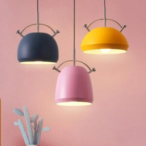 Antique Bule LED Pendant Light Dining Room Lamp Loft Style 