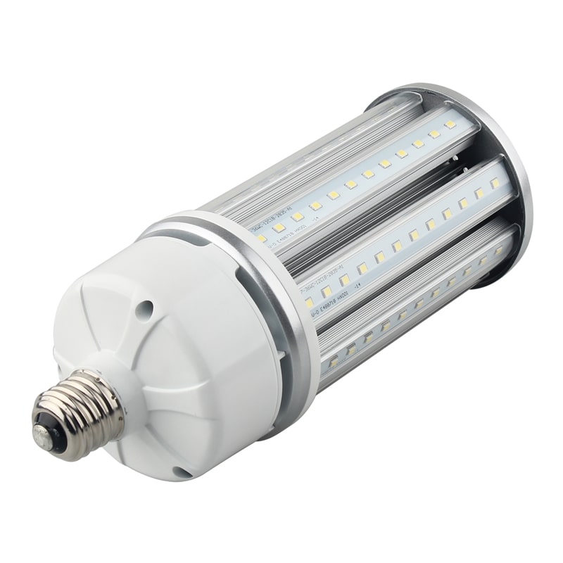 Multi Voltage Corn LED 45W 4690-5050LM 4000K E26/E39, AC100-347V, cUL  DLC  5.0 – Strak LED